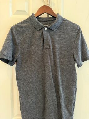Sonoma Men's Heather Charcoal Gray Polo